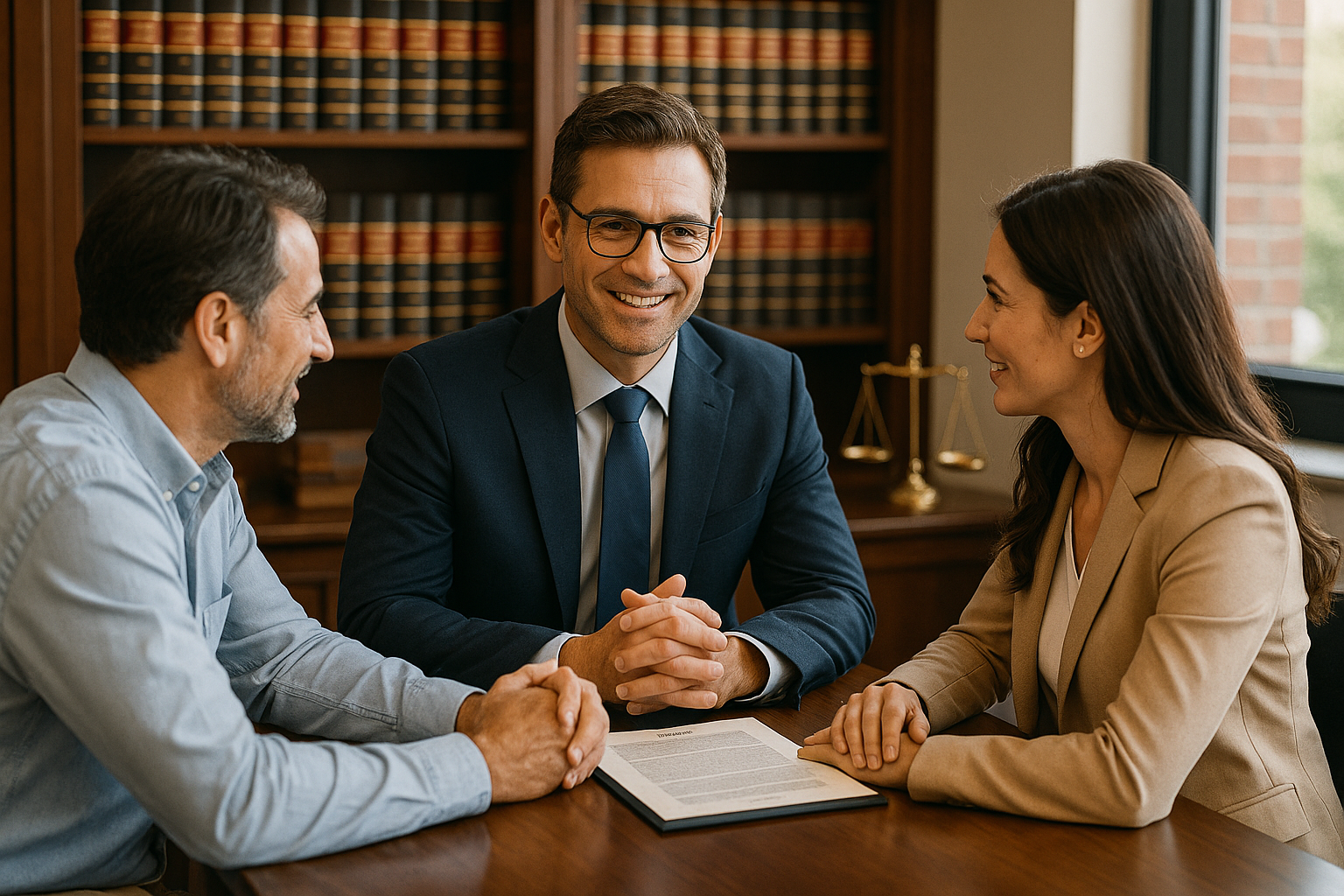 Advisor helping client